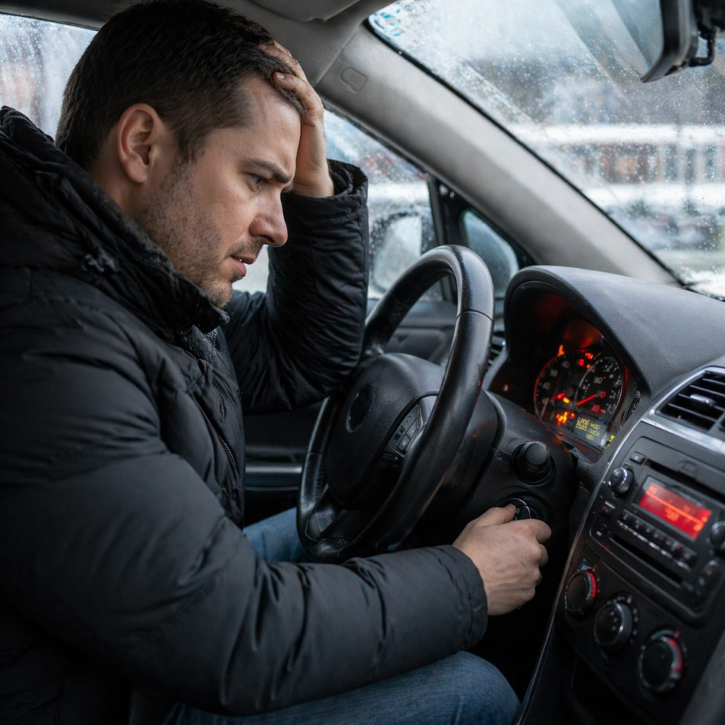 Auto starteris griež, bet motors neiedarbojas