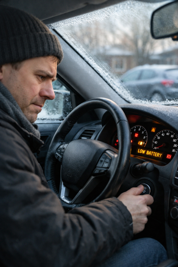 Auto neiedarbojas pēc vairākām dienām stāvēšanas